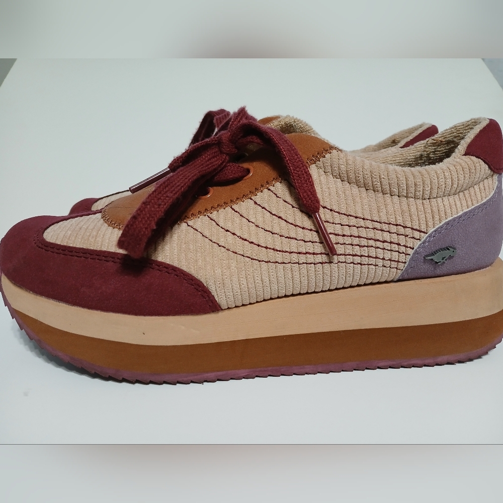 Rocket Dog Retro Corduroy Platform Sneakers W 8.5